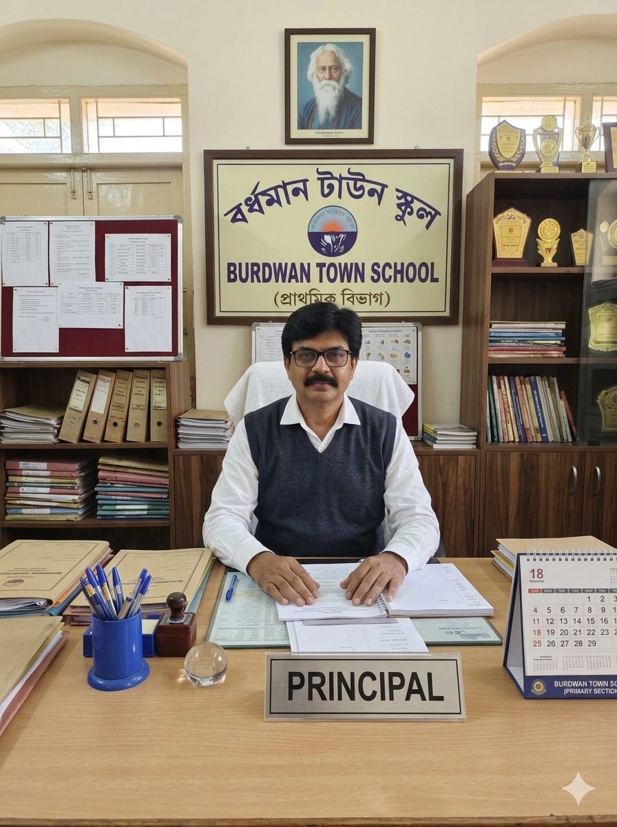Burdwan Town Primary School - HOI Message